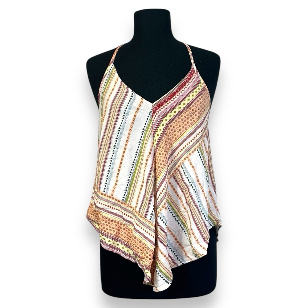 Evolutionary Printed Halter Top L